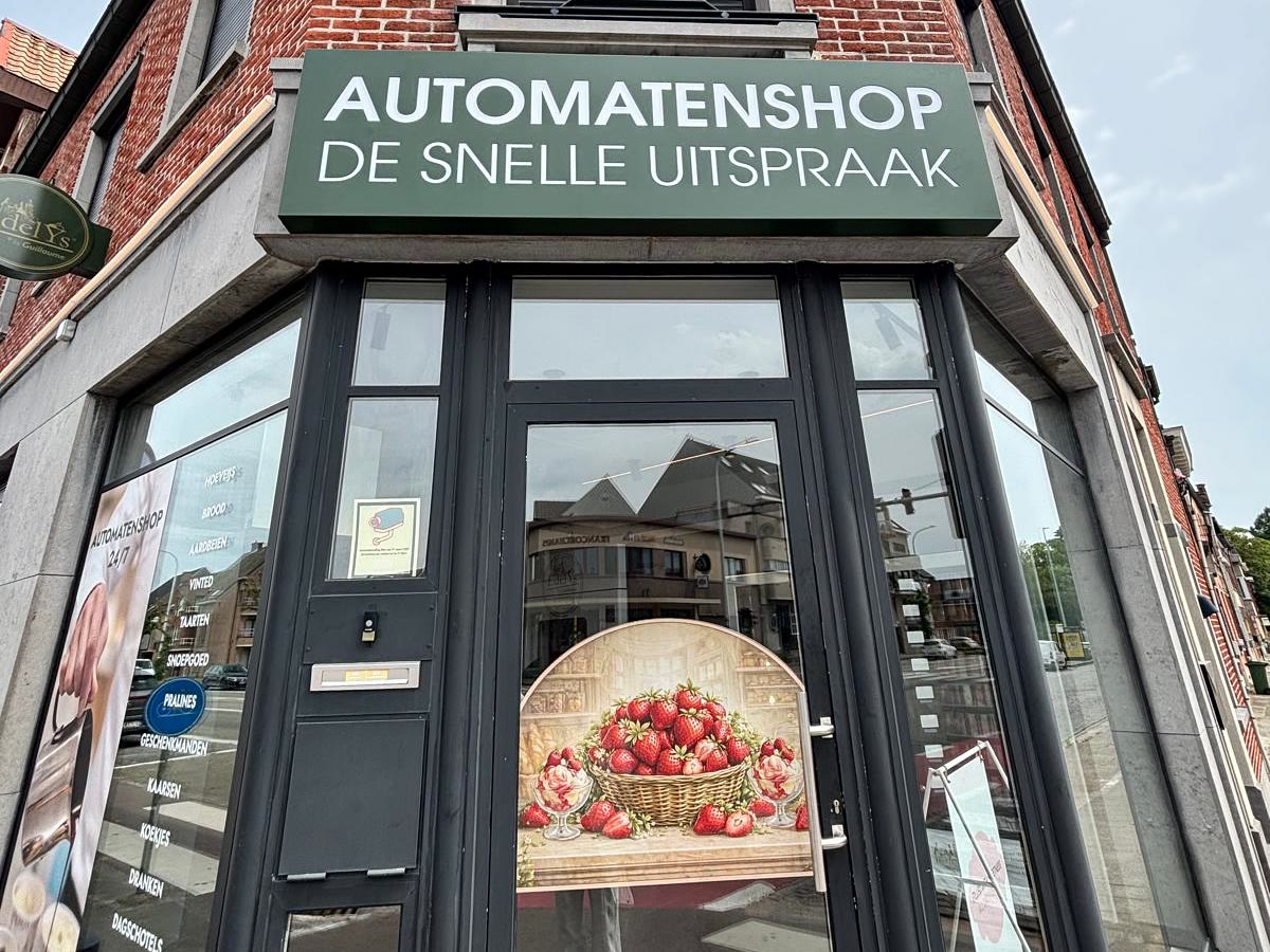 De automatenshop aan de Groendreef in Lokeren
